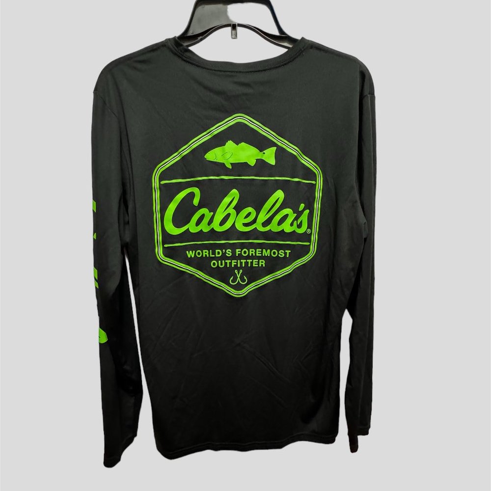 Cabela's size small black long sleeve tee